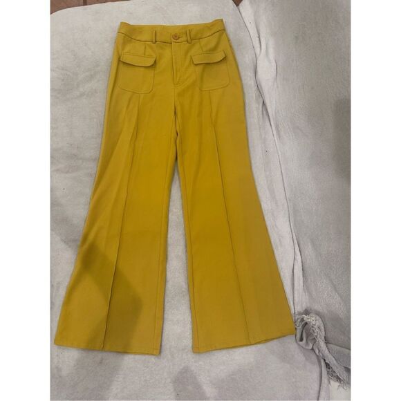 Women’s pants mustard yellow size L - Picture 1 of 5